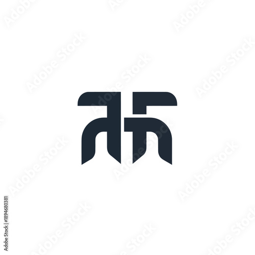 Stylized Letter A and F Logo Design.