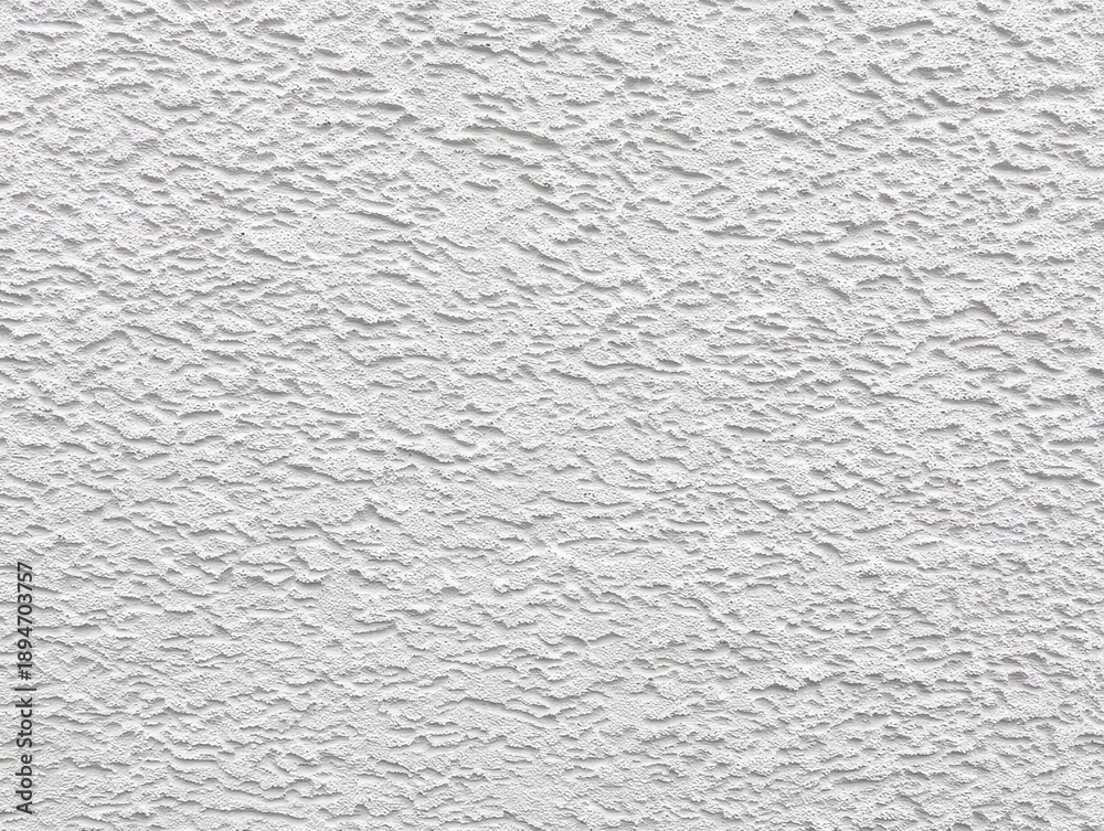 Fototapeta premium Unique background featuring a white rough plaster finish