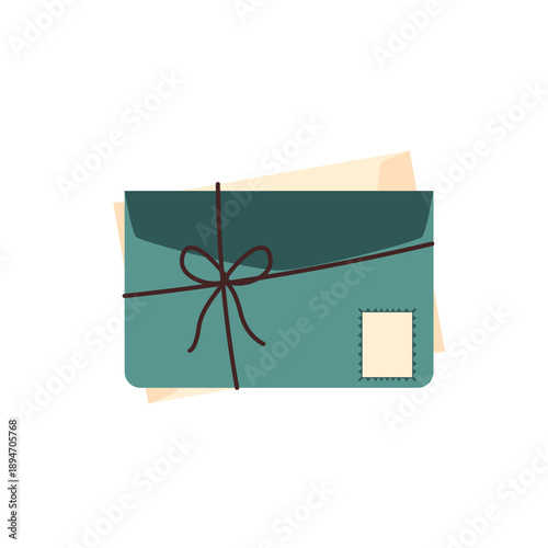 Antique Mail Ephemera Illustration - Vintage Postal Paper