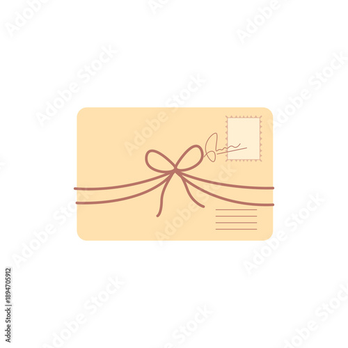 Antique Mail Ephemera Illustration - Vintage Postal Paper