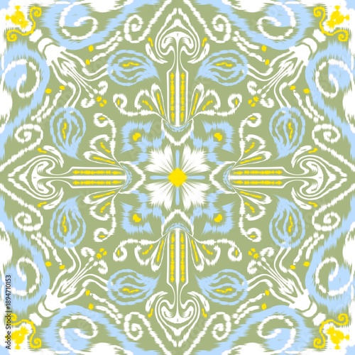 Seamless pattern, green color can be used for textile , wallpaper, clothing.