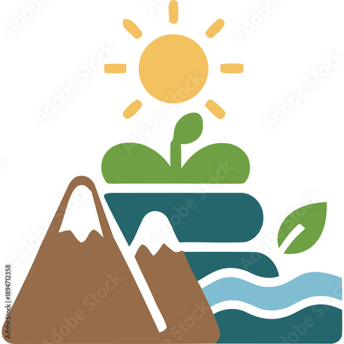 Electronic waste disposal illustration showing a trash bin with circuit board and lightning bolt symbol