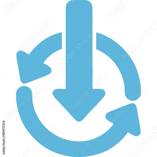 Electronic waste disposal illustration showing a trash bin with circuit board and lightning bolt symbol