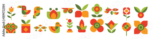 simple flat geometric element 