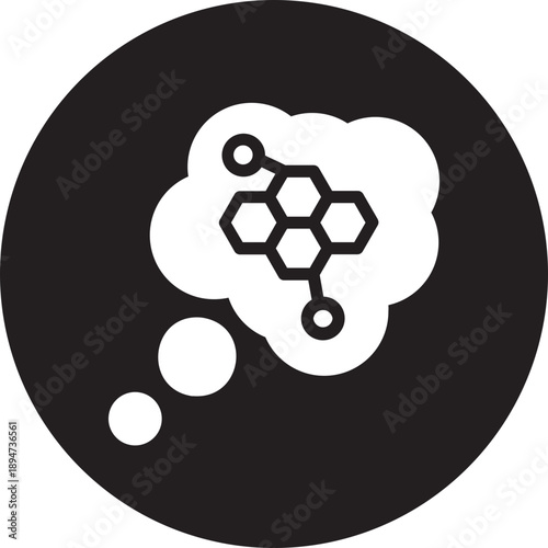 biology glyph icon
