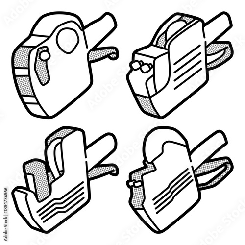 four price labeler tool images, adjustable lines