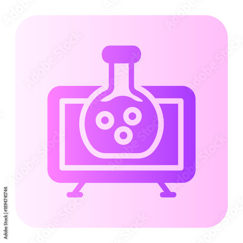 chemistry class gradient icon