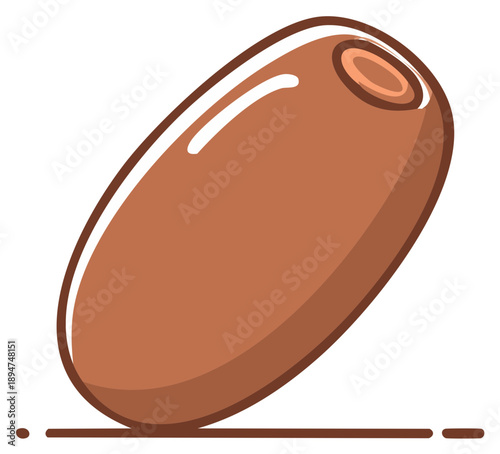 Delicious Cartoon Date Fruit Design Graphic  illustration for Food Concepts