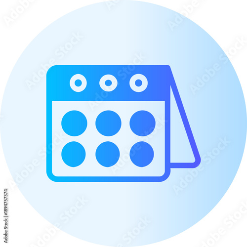 calendar gradient icon