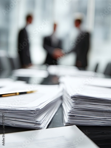 Corporate Agreement Documents and Handshake
