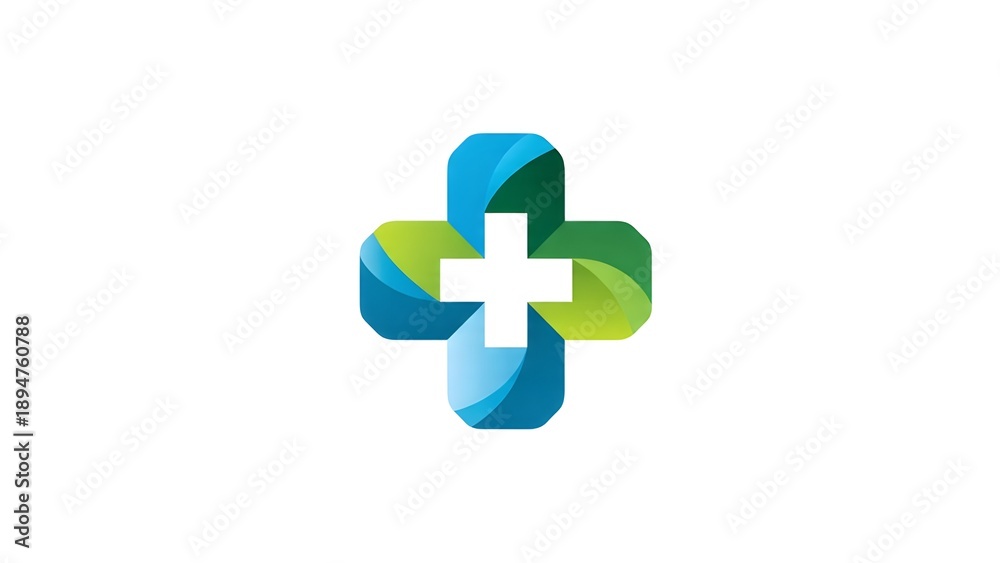 Fototapeta premium simple icon logo of humanitarian aid concept using abstract shapes