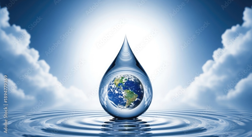 Fototapeta premium World water day conserve our planet's precious resource for a sustainable future