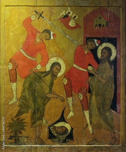 Fotografie Beheading of St. John the Baptist