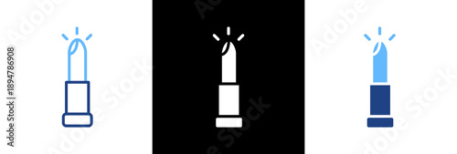 Lipstick triple icon