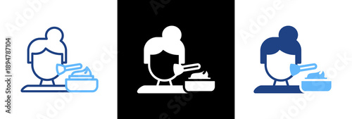 Facial Mask triple icon