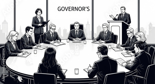 business people meeting in conference room