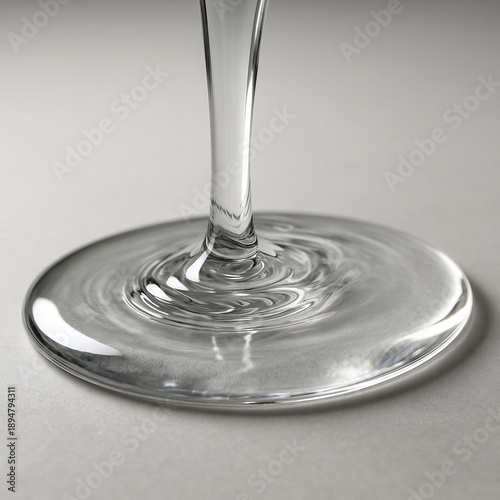 Glossy epoxy resin pour with crystal clear liquid texture and reflective surface