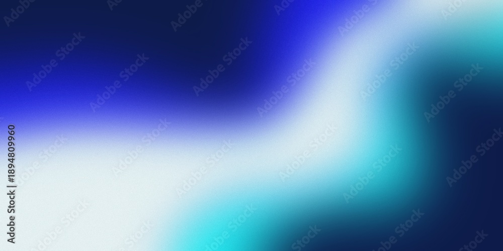 Fototapeta premium Abstract Blue and White Gradient Blur Background with Soft Light Flow
