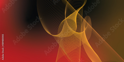 green black and  red abstract shape grainy gradient background with black noisy texture for wide banner poster and header design