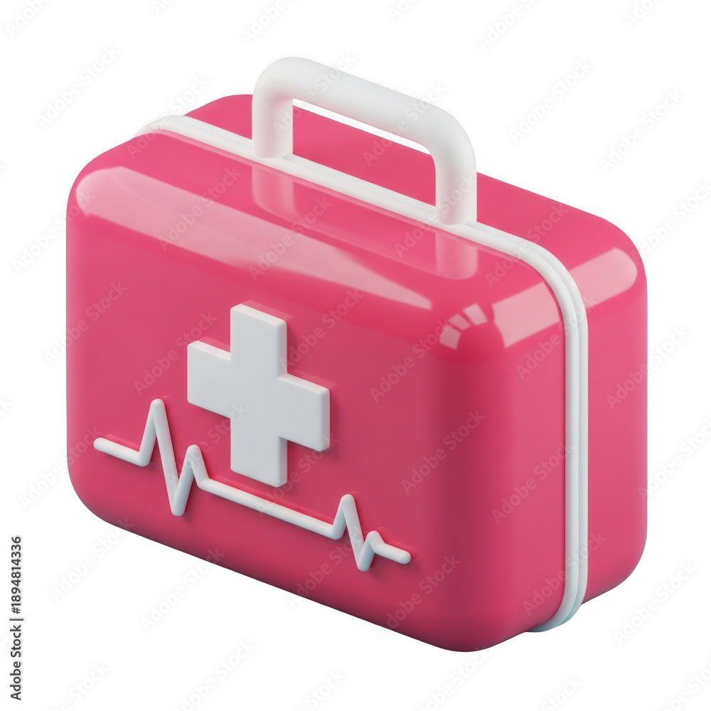 Fototapeta premium 3d rendered medical first aid kit