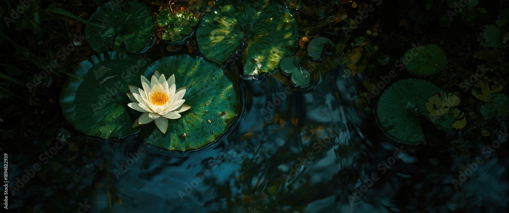 Obraz premium Victoria Regia: the biggest water lily in the world featuring background, flower, texture, water, nature, spring, leaf, forest, beauty, garden