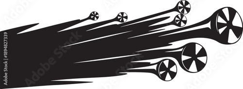 Vintage racing car speeding with motion blur effect applied