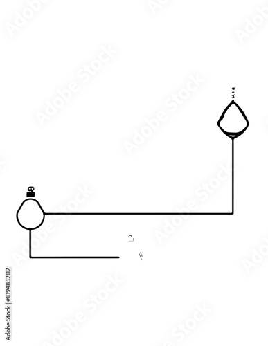 vector illustration of a blank sign