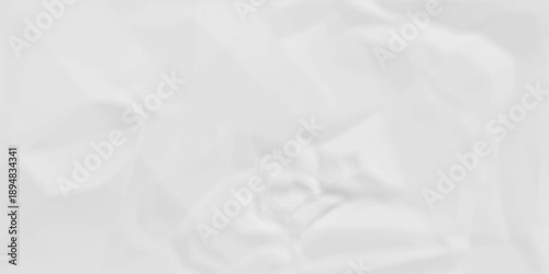 White crumpled paper texture. white crumpled paper texture sheet background. Wrinkled paper texture.