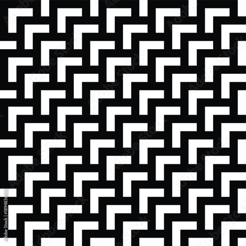 Monochrome seamless vector.Arrow ornament design.Chevron pattern background