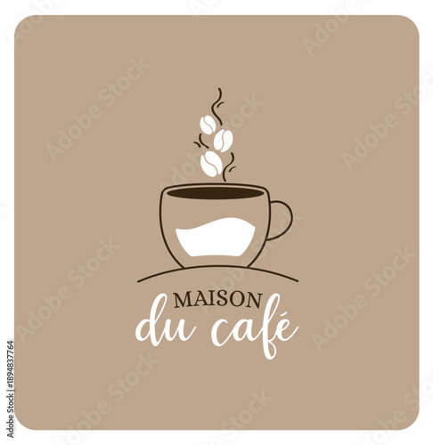 Charte graphique pour torréfacteur, brûlerie, artisan, salon de thé, café, collection de picto, mockup, packaging, étiquettes, stickers, menu