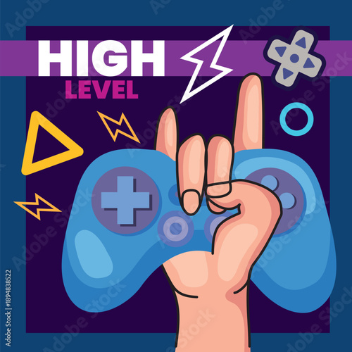 hand pushing button on a touch screen interface