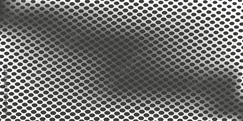 Titik-titik halftone putih dan hitam pola warna latar belakang tekstur grunge gradien. Ilustrasi vektor gaya olahraga komik seni pop titik. eps 10