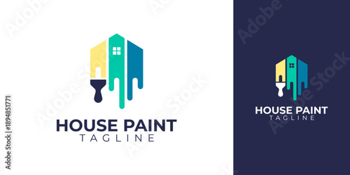 House Paint Logo for House Painting Business