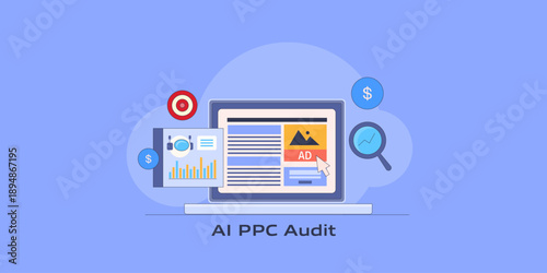 AI platform generates PPC campaign audit report, calculating profit and ROI.