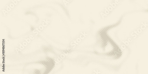 Beige Abstract Halftone Triangle Pattern Minimal Background. Suit for banner, web, brochure, pamflet, poster and presentation