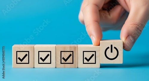 Finalizing checklist with power on