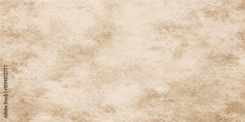 A worn and stained vintage parchment texture featuring an aged brown grunge pattern on a blank antique paper sheet for a retro textured design background