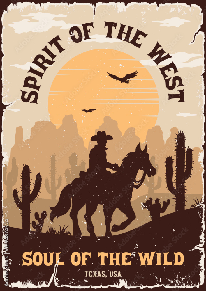 Obraz premium Spirit of the west in texas