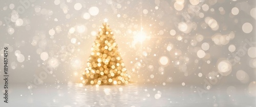 Christmas Tree Lights Bokeh Photography