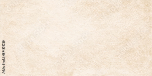 Aged vintage parchment paper texture with a stained grunge pattern on a blank antique beige sheet provides a rough textured background design for a weathered material surface