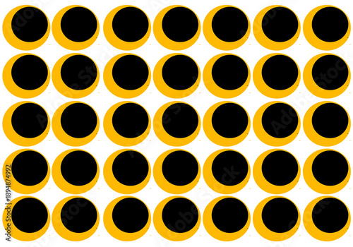 A vibrant seamless pattern featuring evenly spaced white polka dots on a bold purple background. This eye-catching design is perfect for use in textiles, wallpapers, digital backgrounds.