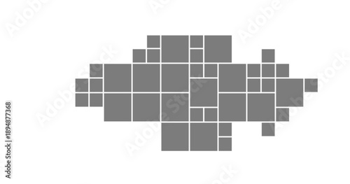 Moodboard template with photo mosaic and gallery for creative background. Photography wall and flyer for mockup illustration. Corporate banner and perspective for education board design.