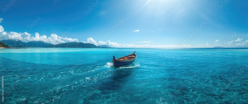 Obraz premium Journey over the ocean