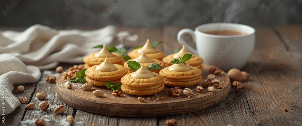 Fototapeta premium Condensed milk cookies
