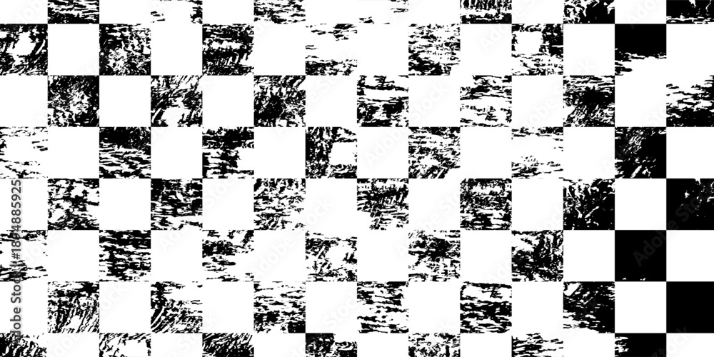 Fototapeta premium Checkered flag wave on white background design for sport race championship vector illustration.