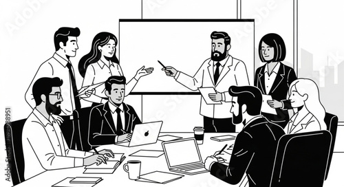 business people in a meeting