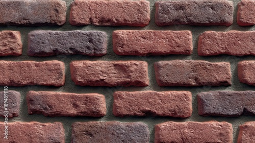 Textured Red Brick Wall Background for Architectural Design, Construction, Interior Decor, and Abstract Art Projects with Warm Earthy Tones and Details