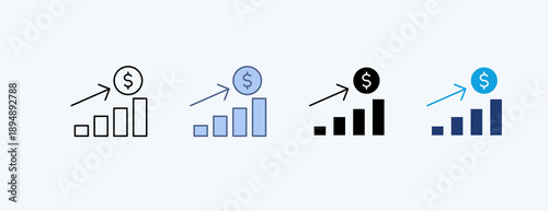 Yield Multiple Icon Illustration Vector