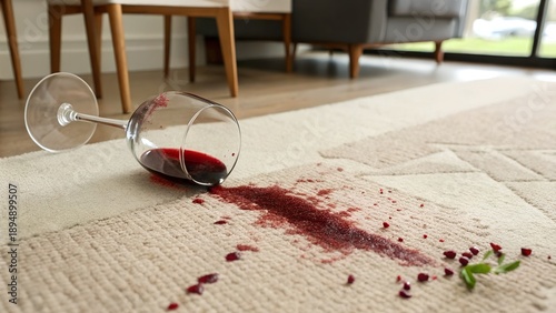 possibly beige or off-white, textured rug