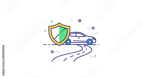 Car Protection Shield Security Vehicle Safety.